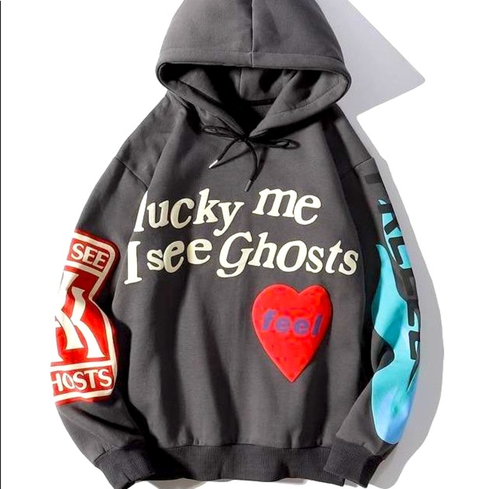 Kanye West Lucky Me I See Ghosts hoodie size XXL